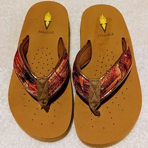 Volatile Surf sandals pink multi women's size 6